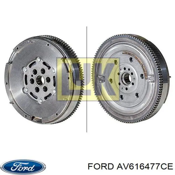 Маховик двигуна AV616477CE Ford