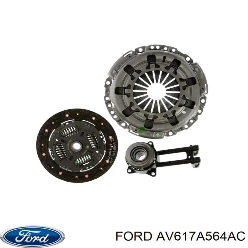 AV617A564AC Ford Робочий циліндр зчеплення в зборі з витискним підшипником