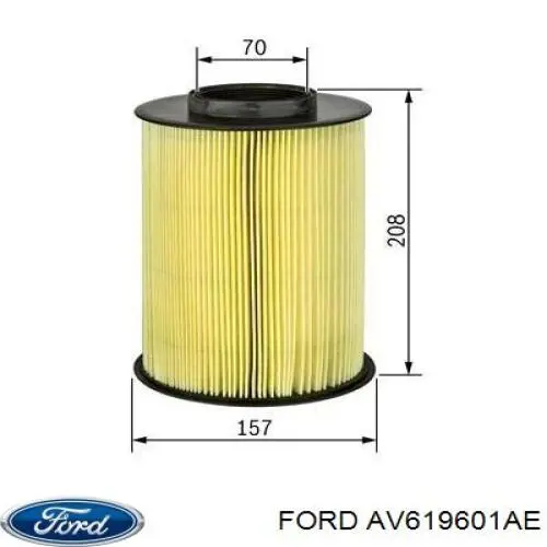 AV619601AE Ford фільтр повітряний