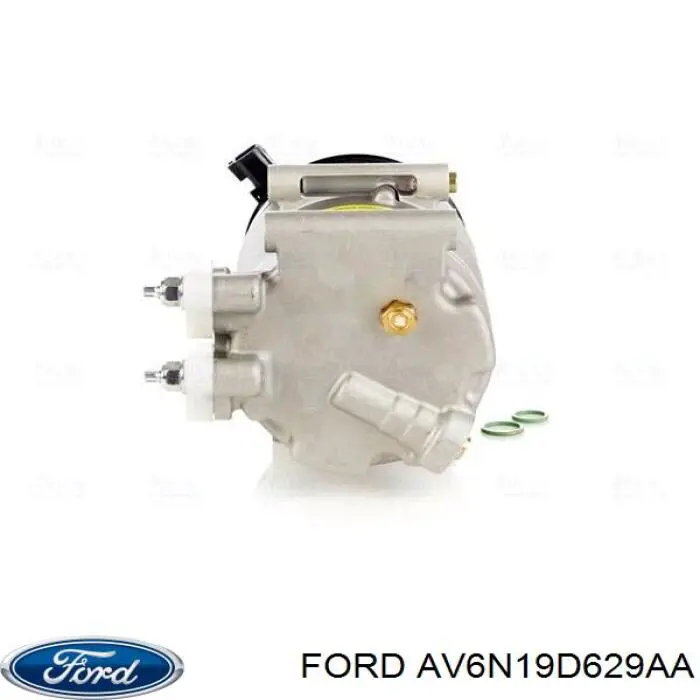 Компресор кондиціонера AV6N19D629AA Ford