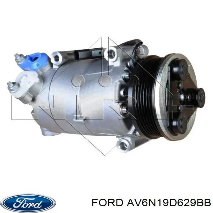 Компресор кондиціонера AV6N19D629BB Ford