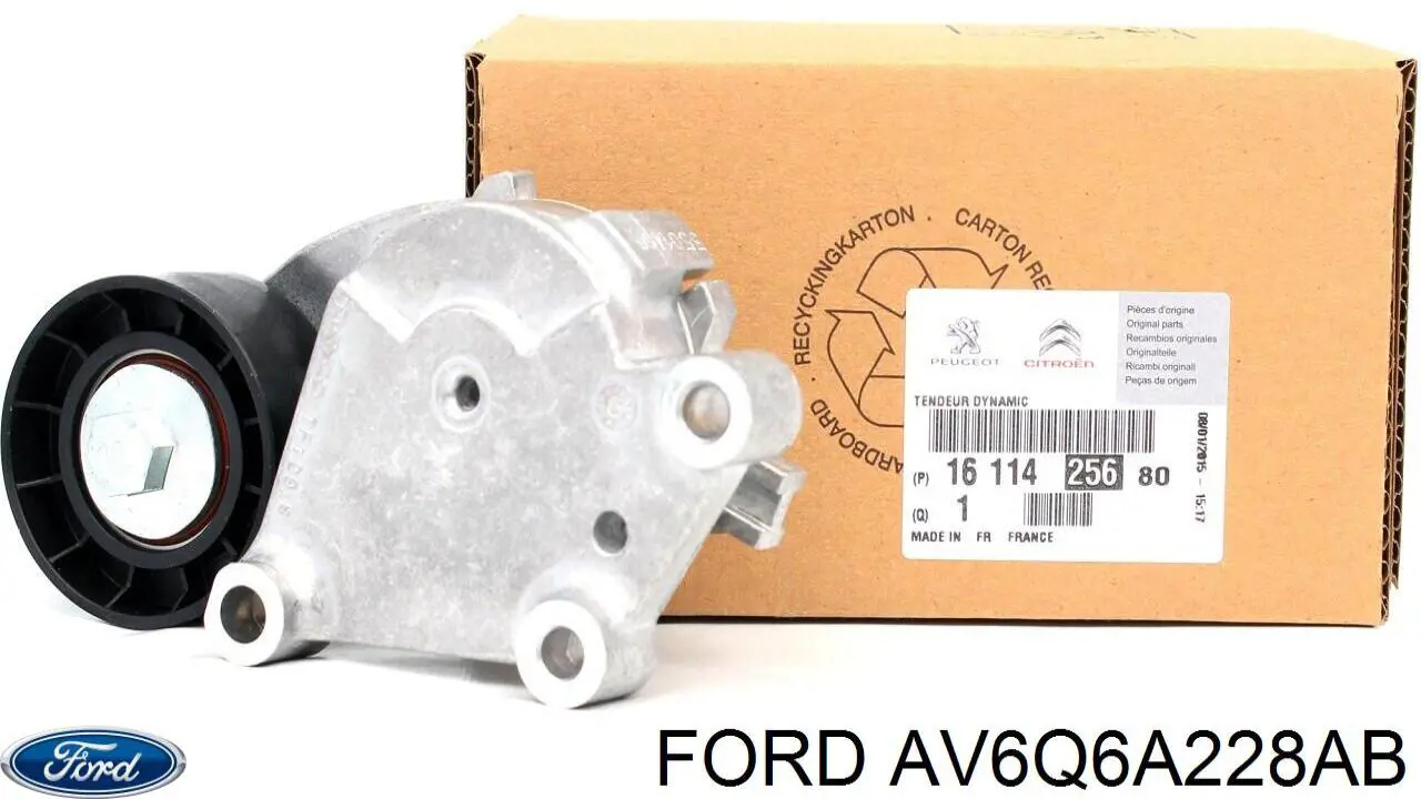 Натягувач приводного ременя AV6Q6A228AB Ford