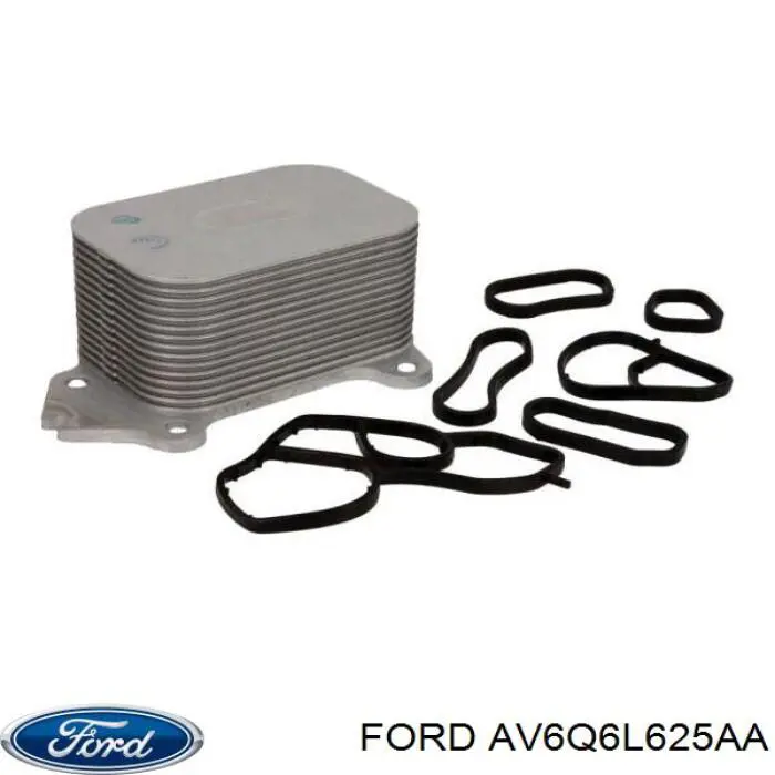 Радіатор масляний (холодильник), під фільтром Ford AV6Q6L625AA ціна, від 28.19 USD