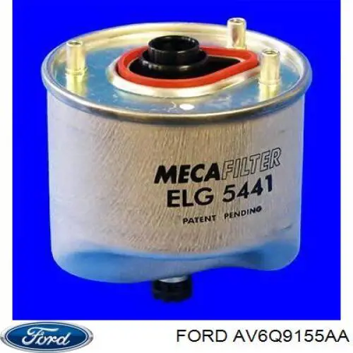 Купити AV6Q9155AA Ford Фільтр-відстійник палива грубої очистки