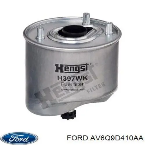 Купити AV6Q9D410AA Ford Фільтр-відстійник палива грубої очистки