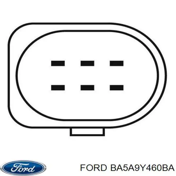 Лямбдазонд, датчик кисню до каталізатора Ford BA5A9Y460BA ціна, від 27.28 USD