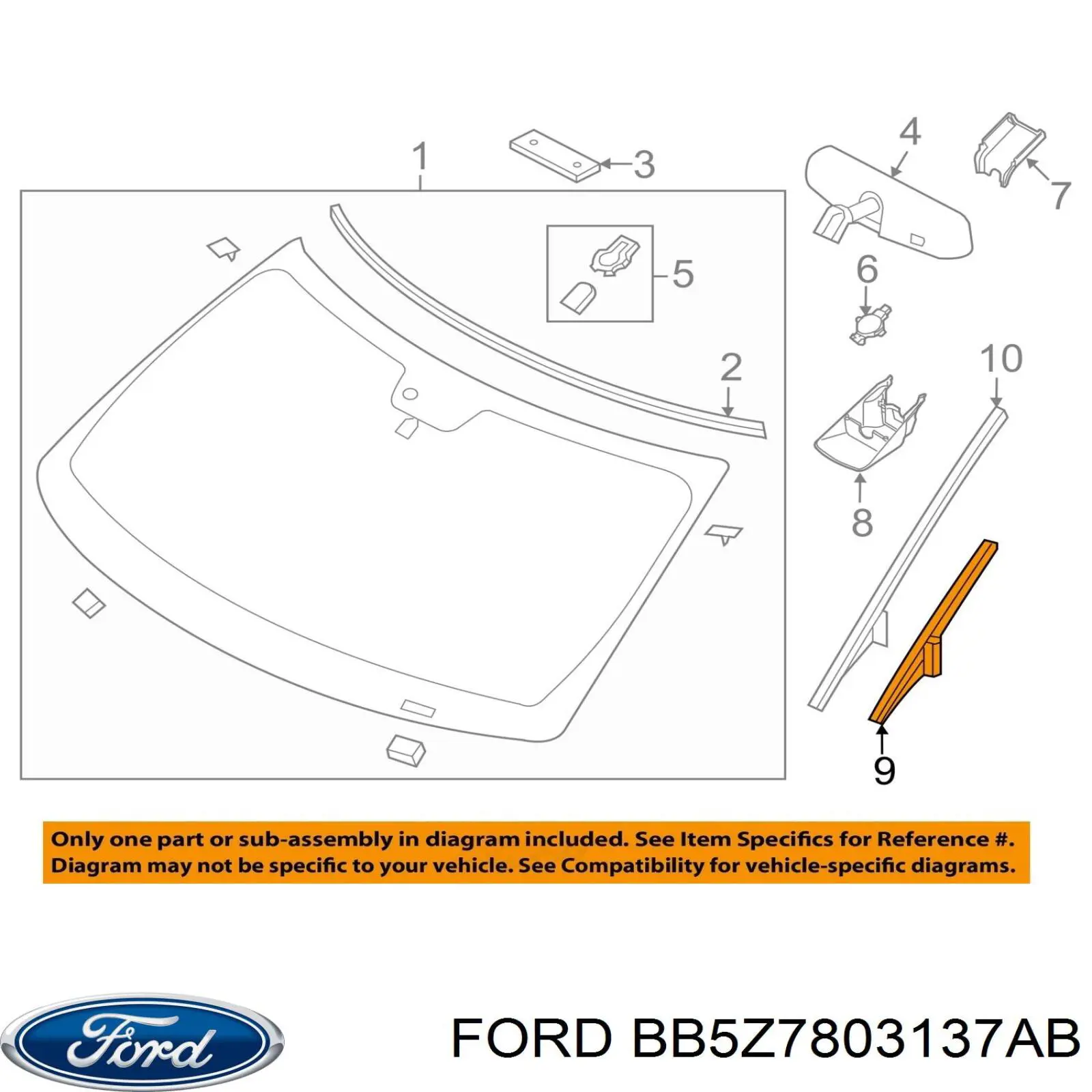  Ford BB5Z7803137AB ціна, від 50.68 USD