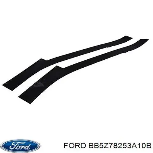 Ущільнювач двері задньої (на кузові) Ford BB5Z78253A10B ціна, від 10.11 USD