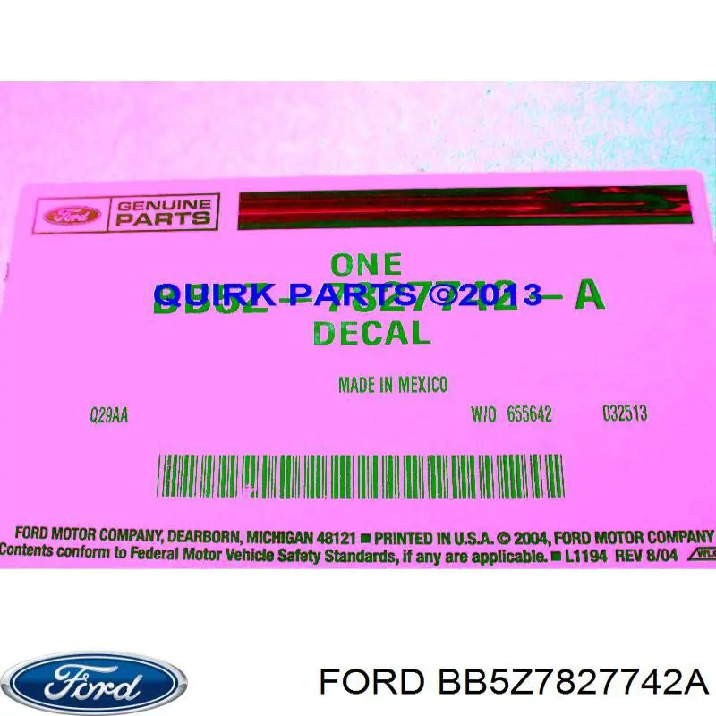 Купити BB5Z7827742A Ford 