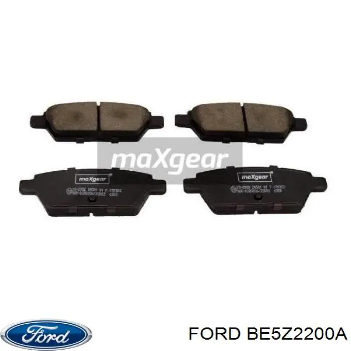 BE5Z2200A Ford Колодки гальмівні задні, дискові