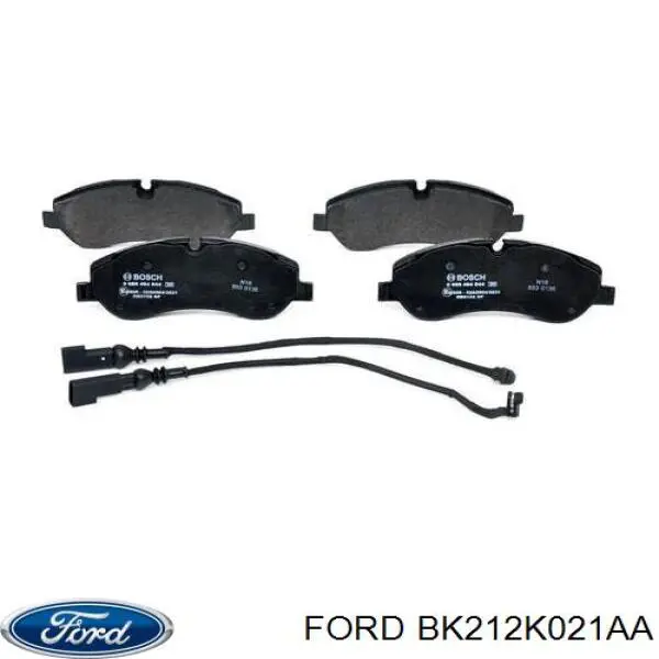 BK212K021AA Ford колодки гальмівні передні, дискові