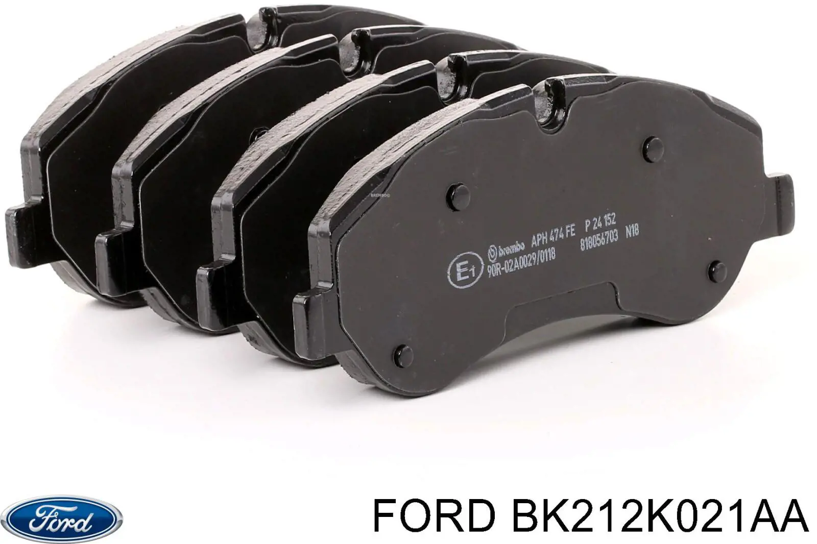 Купити BK212K021AA Ford Колодки гальмівні передні, дискові