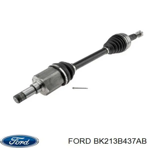 Привід передній лівий Ford BK213B437AB ціна, від 100.98 USD