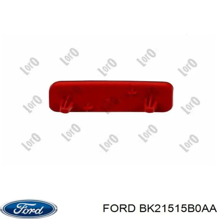 Купити BK21515B0AA Ford Відбивач бампера заднього правий