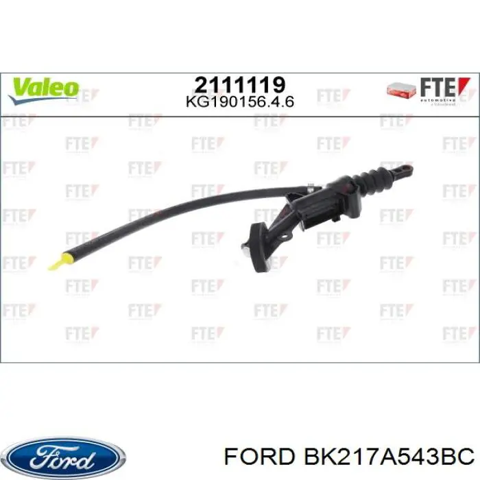 Купити 1817596 Ford Головний циліндр зчеплення