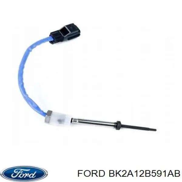 BK2A12B591AB Ford Датчик температури відпрацьованих газів (ВГ), після фільтр сажі