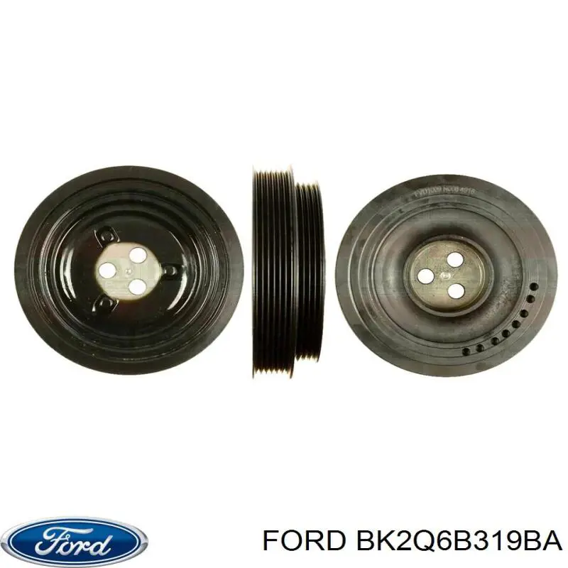 Шків колінвала BK2Q6B319BA Ford