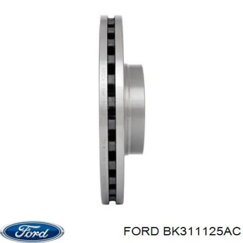 Диск переднього гальма Ford BK311125AC ціна, від 65.20 USD