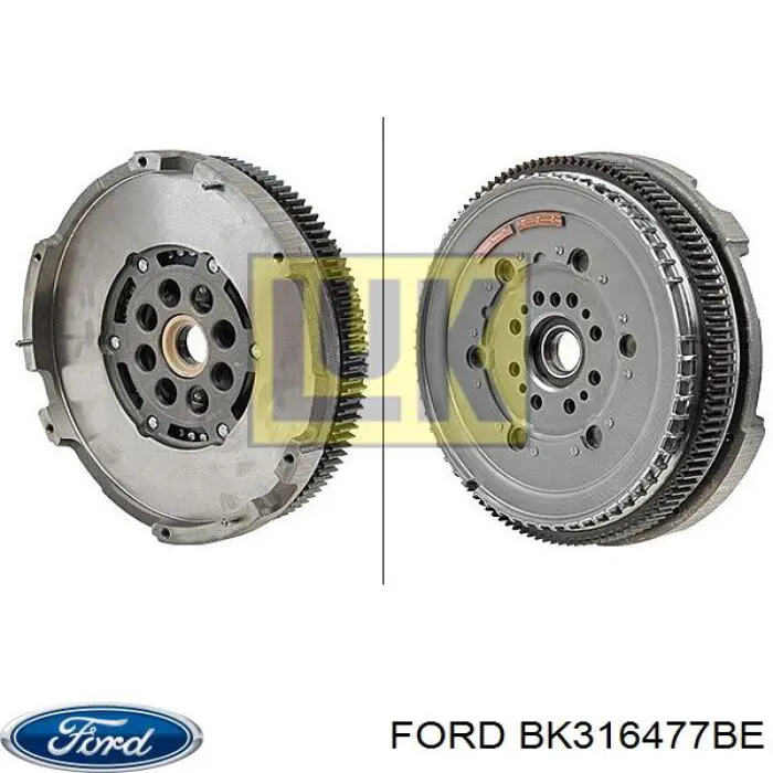 Маховик двигуна BK316477BE Ford