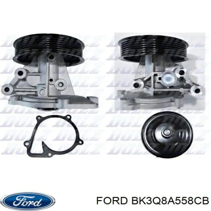 Купити BK3Q8A558CB Ford Насос охолоджуючої рідини