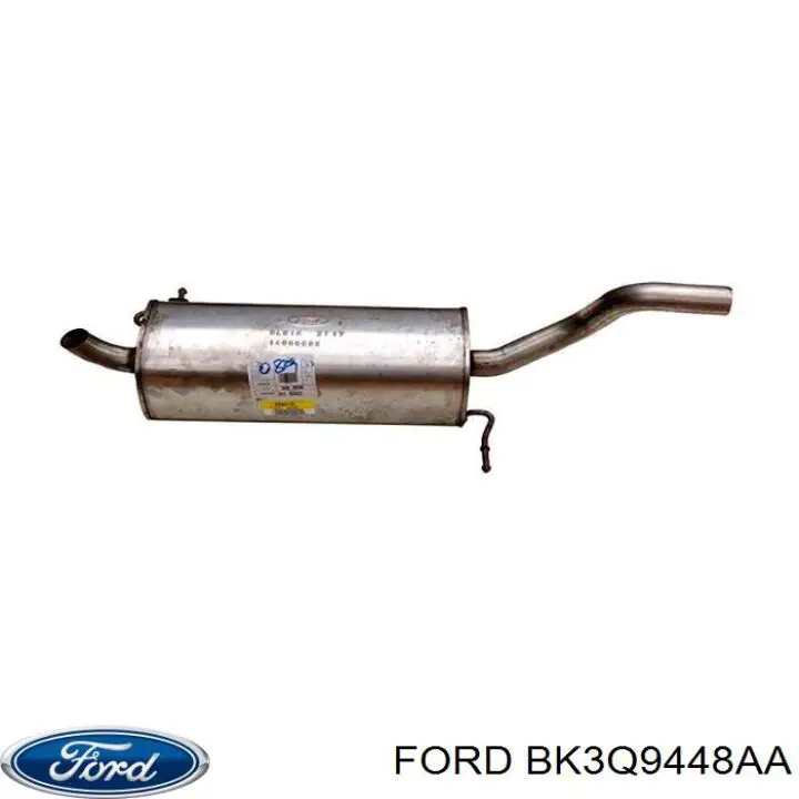 Прокладка випускного колектора BK3Q9448AA Ford