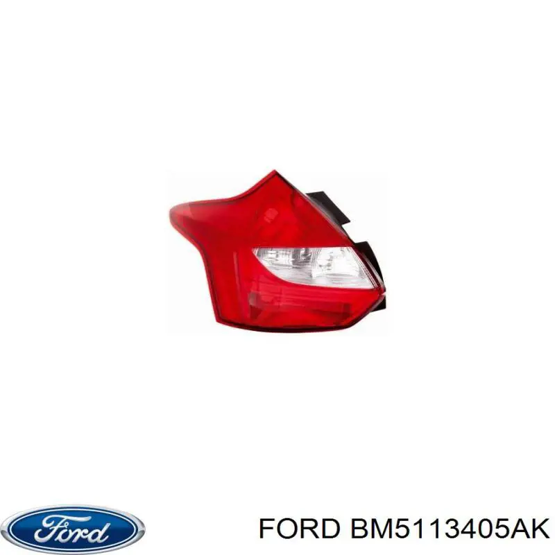 Ліхтар задній лівий Ford BM5113405AK ціна, від 110.51 USD