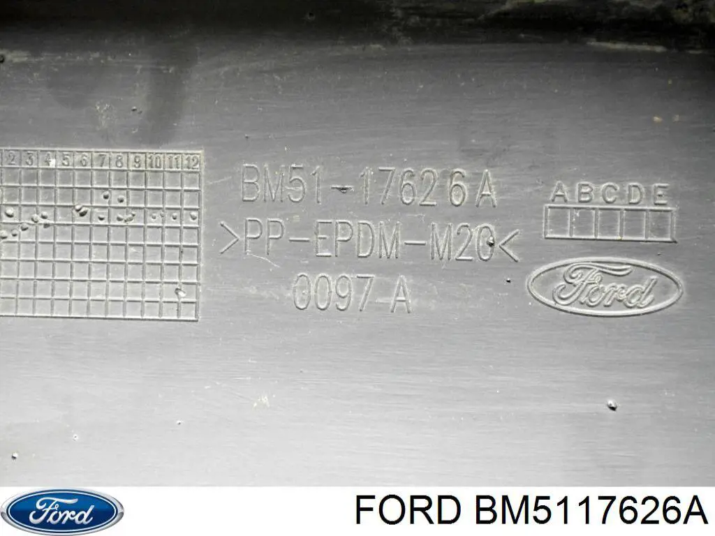 Молдинг переднього бампера, правий Ford BM5117626A ціна, від 7.21 USD