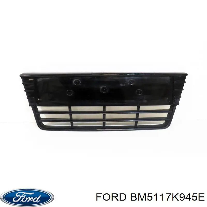 Решітка переднього бампера, центральна Ford BM5117K945E ціна, від 11.82 USD