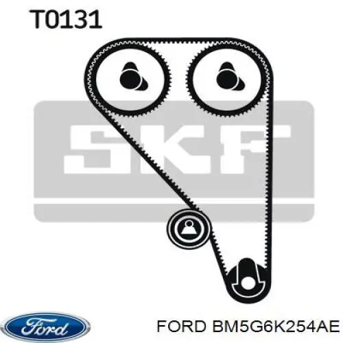 Купити BM5G6K254AE Ford Натяжний ролик