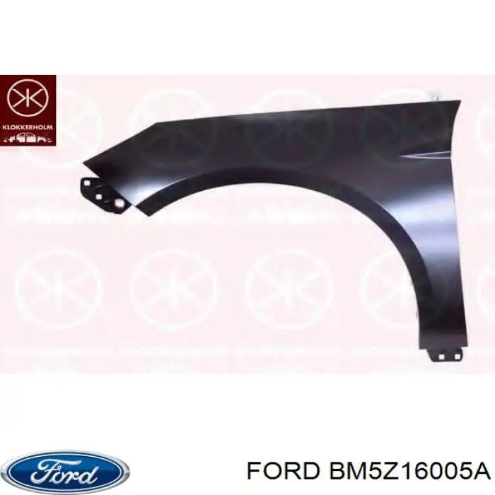 Крило переднє праве Ford BM5Z16005A ціна, від 57.01 USD