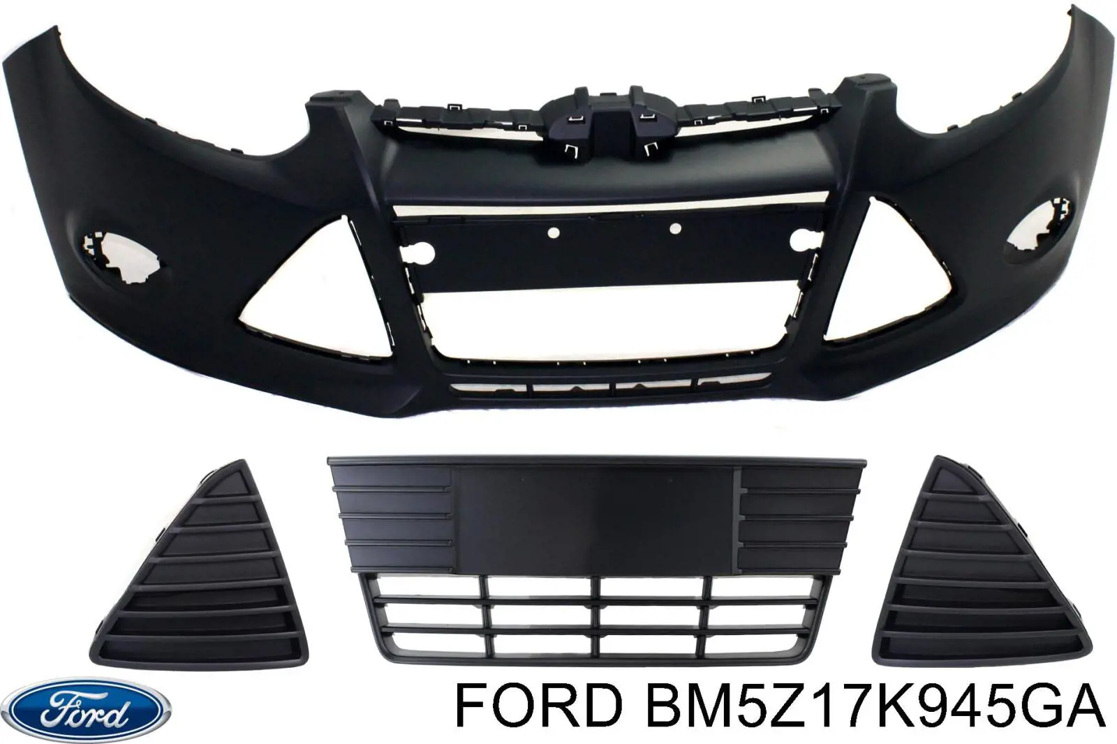 Купити BM5Z17K945GA Ford Решітка переднього бампера
