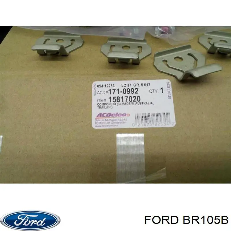 Колодки гальмові задні, барабанні Ford BR105B ціна, від 42.48 USD