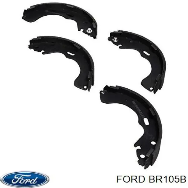 BR105B Ford Колодки гальмівні задні, барабанні