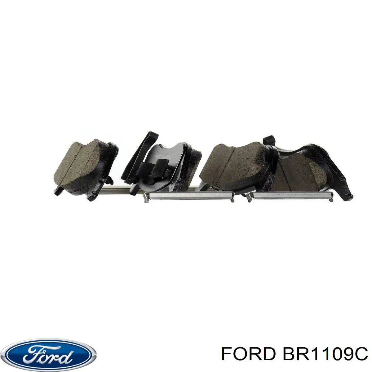 BR1109C Ford Колодки гальмівні задні, дискові