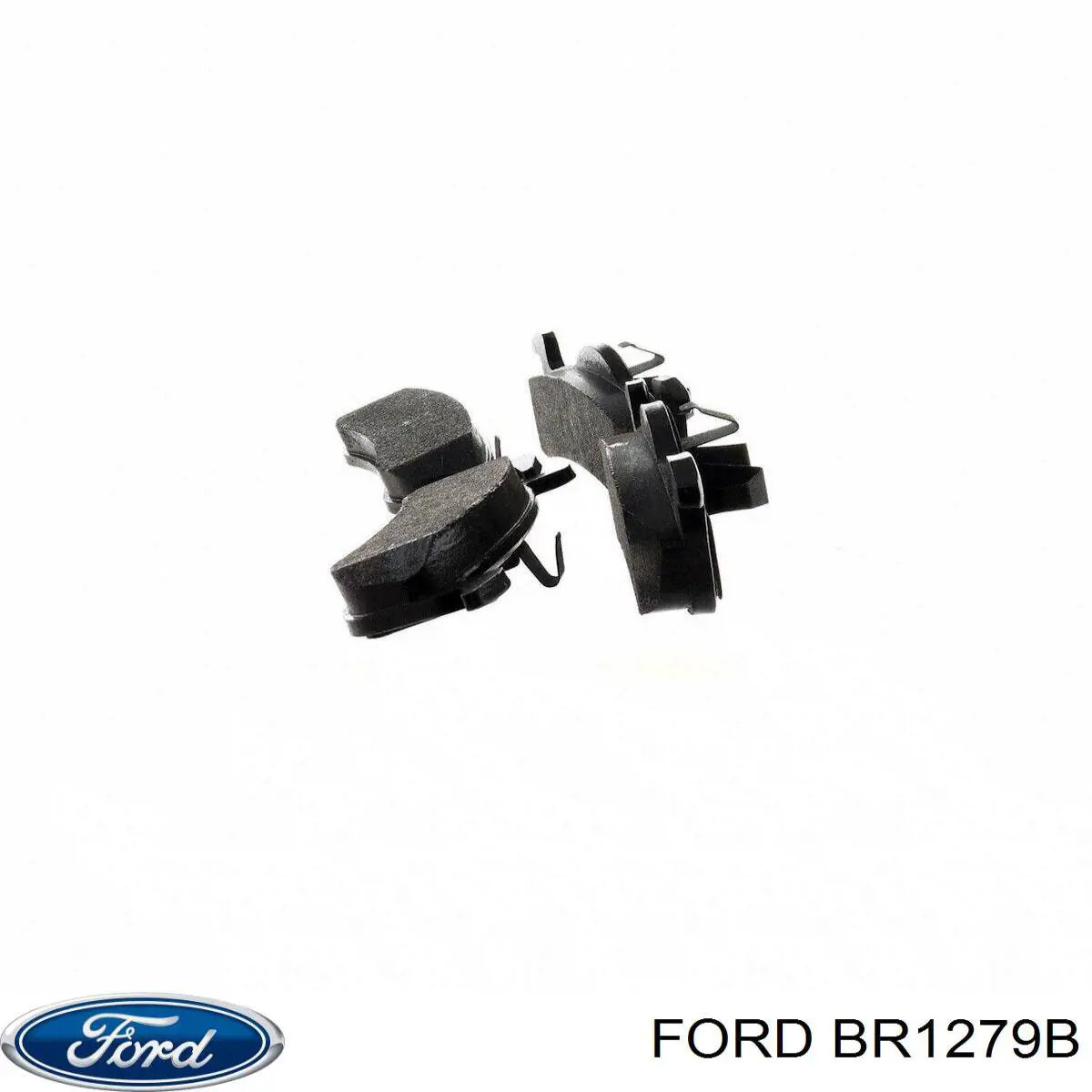 BR1279B Ford Колодки гальмівні задні, дискові