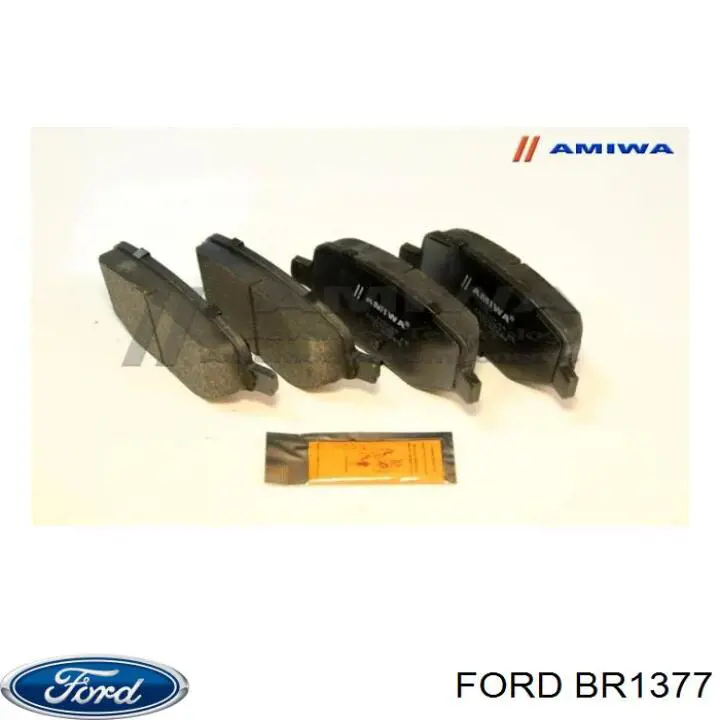 Задні гальмівні колодки Ford BR1377 ціна, від 27.18 USD