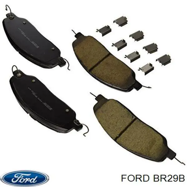 1U2Z2V001DA Ford Передні гальмівні колодки