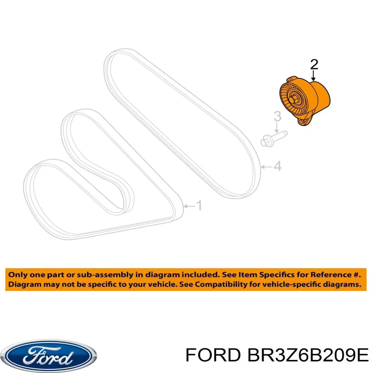 Натягувач приводного ременя Ford BT118 ціна, від 115.15 USD