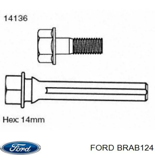 Датчик АБС (ABS) передній, лівий YL8Z2C205AB Mazda