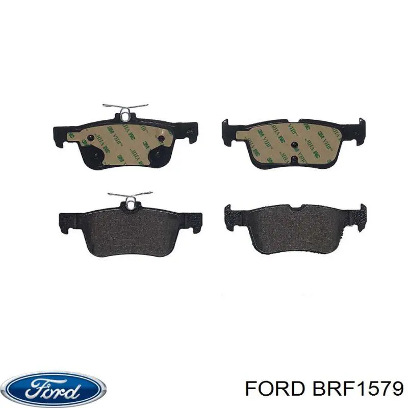 Задні гальмівні колодки Ford BRF1579 ціна, від 23.87 USD