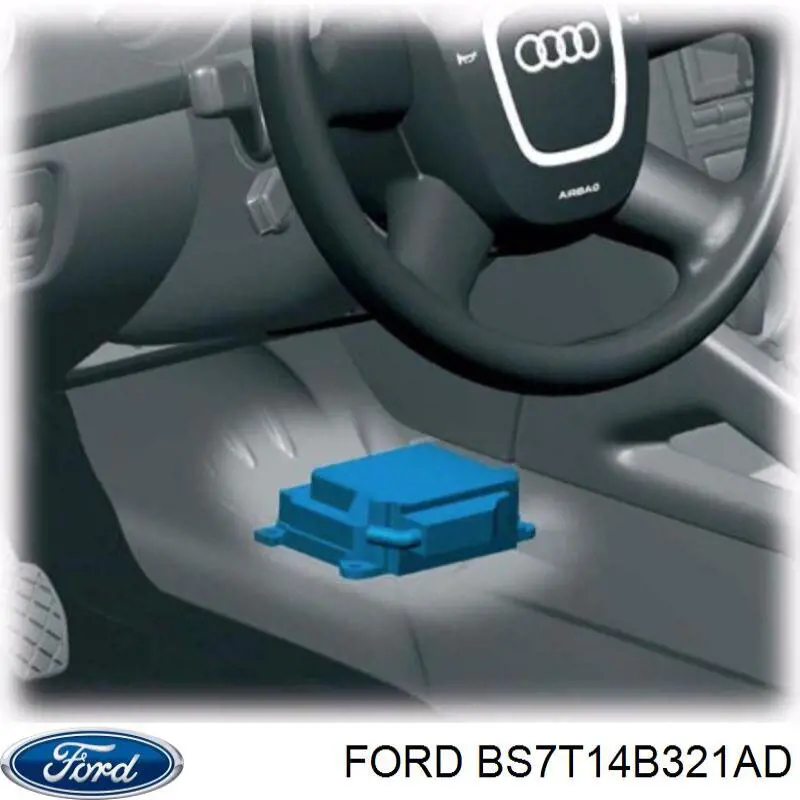1755063 Ford Модуль-процесор управління подушки безпеки