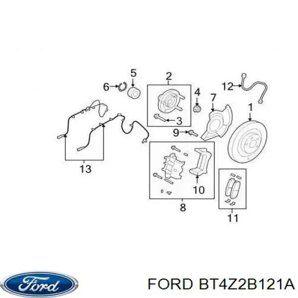  Ford BT4Z2B121A ціна, від 37.96 USD