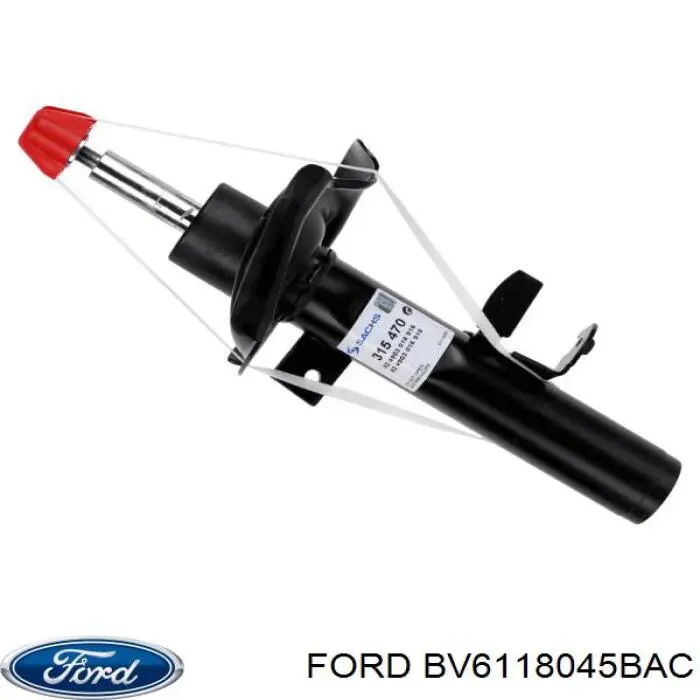 Амортизатор передній, правий Ford BV6118045BAC ціна, від 57.90 USD
