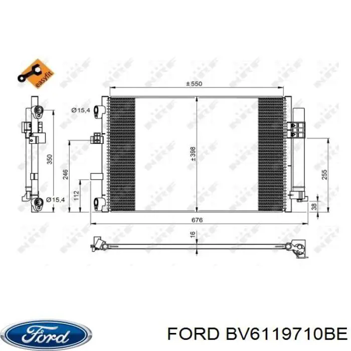  BV6119710BE Ford