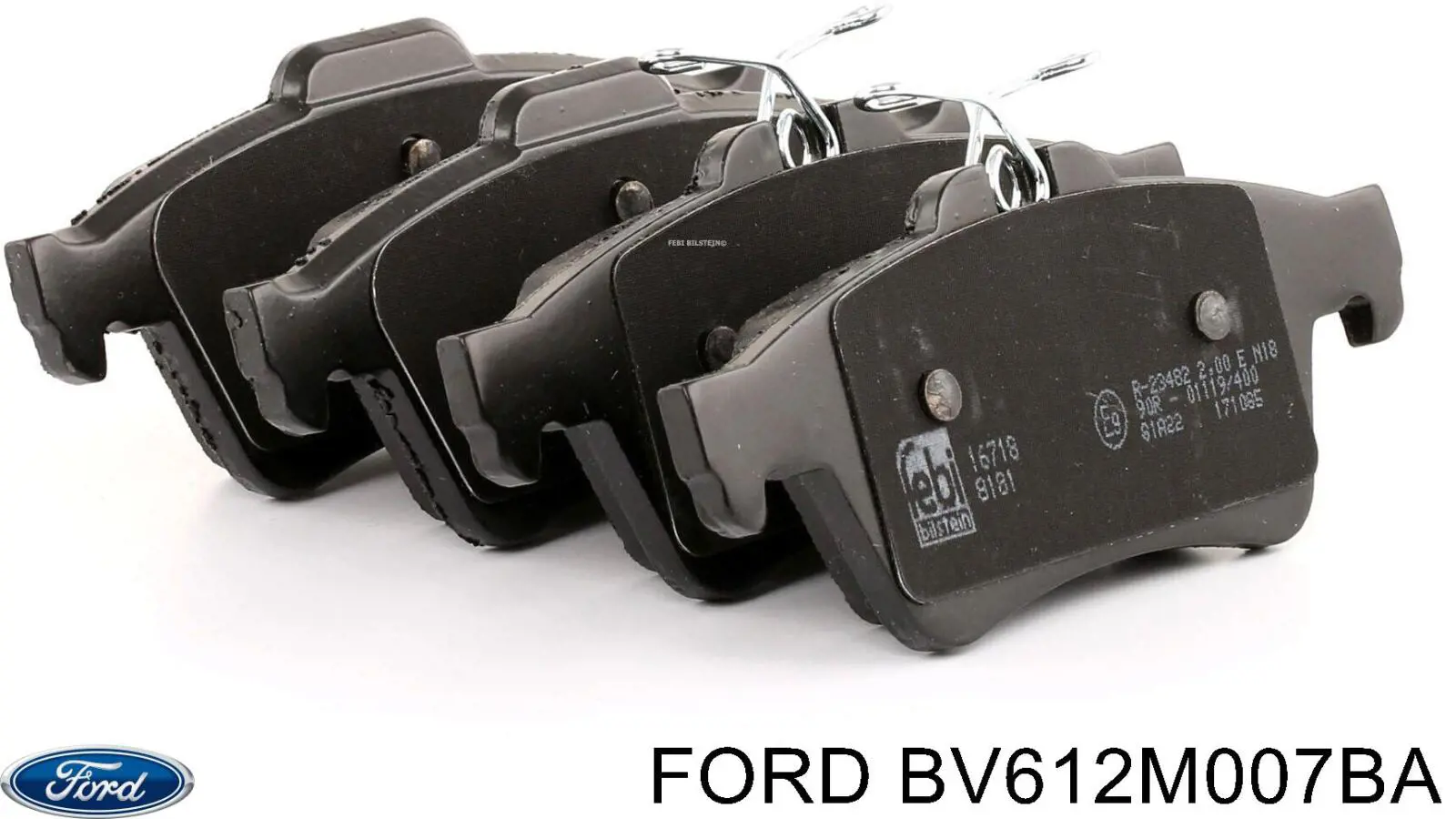 Передні тормозні колодки BV612M007BA Ford