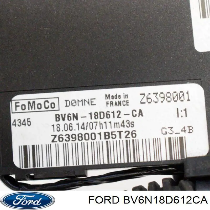 BV6N18D612CA Ford Електричний обігрівач повітря