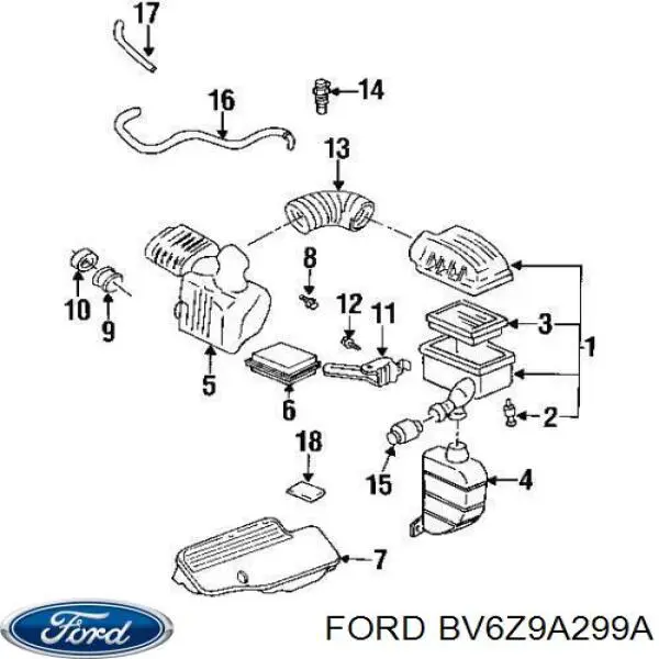  BV6Z9A299A Ford