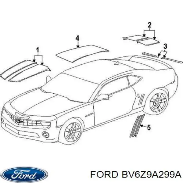  Ford BV6Z9A299A ціна, від 126.67 USD