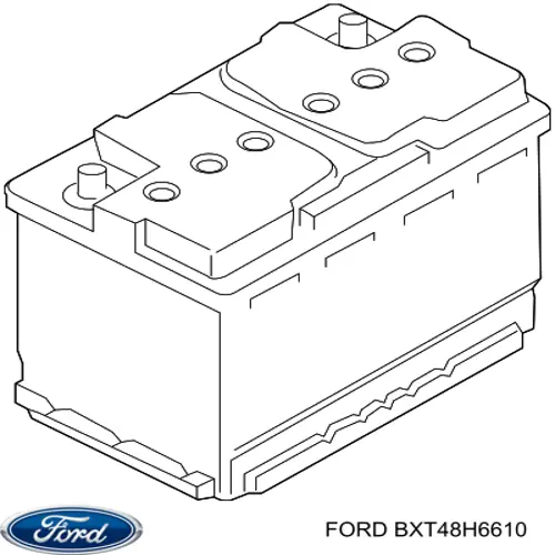 BXT48H6610 Ford Авто акумулятор