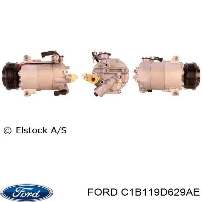 Компресор системи кондиціювання Ford C1B119D629AE ціна, від 101.58 USD